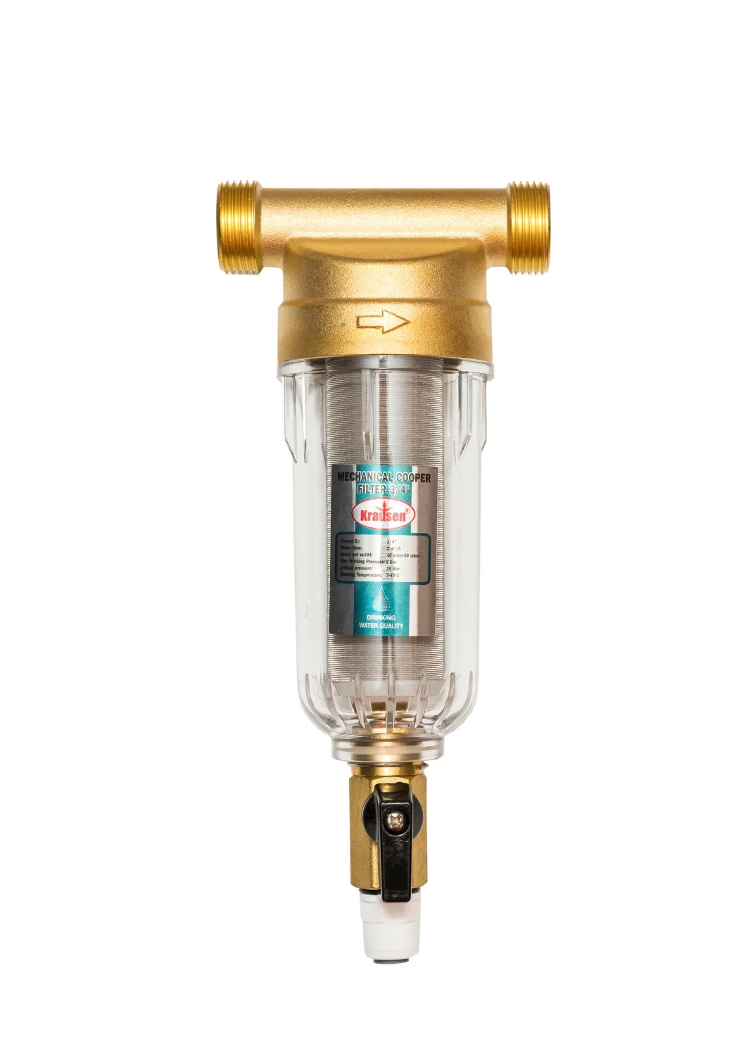 Filtru cu sita 3/4" curatare prin purjare